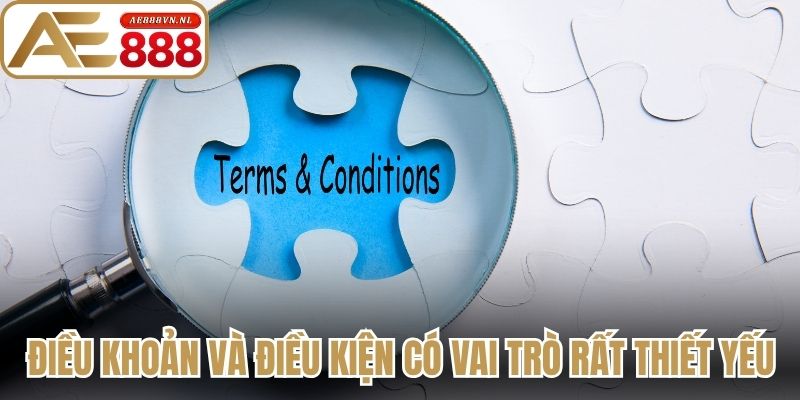 Điều Khoản Và Điều Kiện - Quy Định Chi Tiết Tại Ae888 1 Điều khoản và điều kiện có vai trò rất thiết yếu