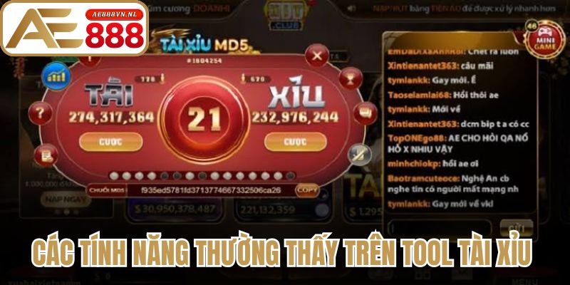 Tool Tài Xỉu Là Gì? Có Nên Sử Dụng Gia Tăng Hiệu Quả 3 Các tính năng thường thấy trên tool tài xỉu